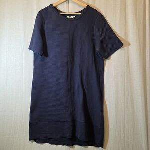 BODEN (WW111) Size US 16R/UK 20R Navy Blue Hattie Ribbed Shift Dress Office